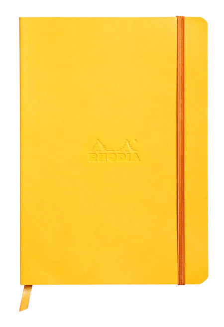 Rhodia Softcover Notebook - A5 - Daffodil Yellow - Dotted